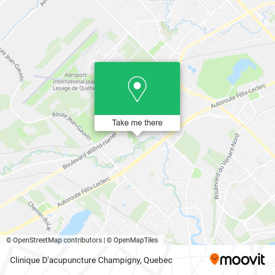 Clinique D'acupuncture Champigny map