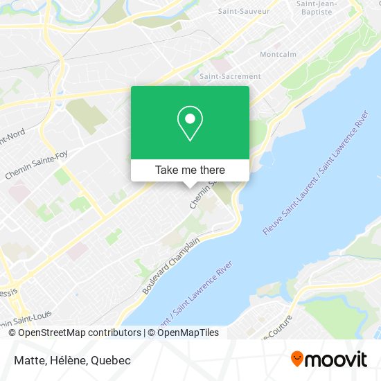 Matte, Hélène map