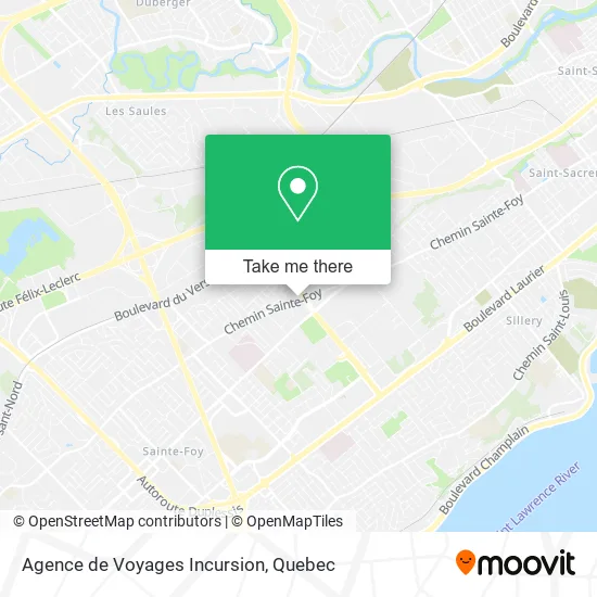 Agence de Voyages Incursion map