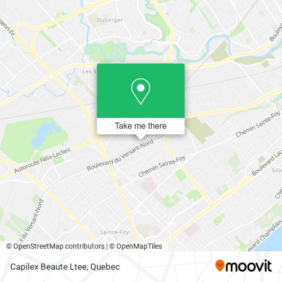 Capilex Beaute Ltee map