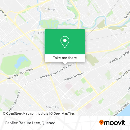 Capilex Beaute Ltee map