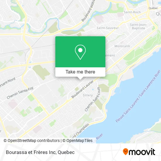 Bourassa et Frères Inc map