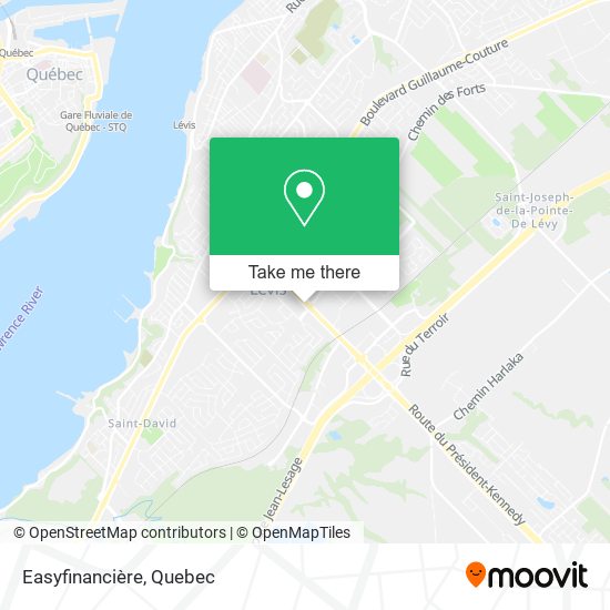 Easyfinancière map