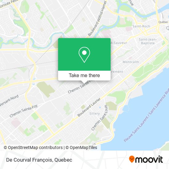 De Courval François map