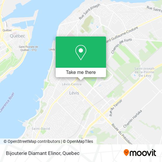 Bijouterie Diamant Elinor map