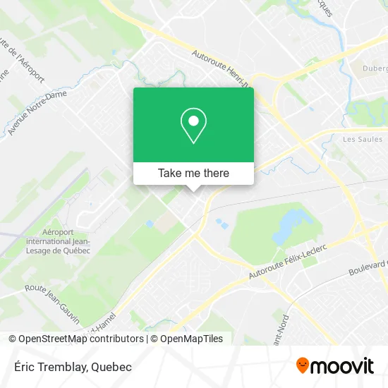 Éric Tremblay map