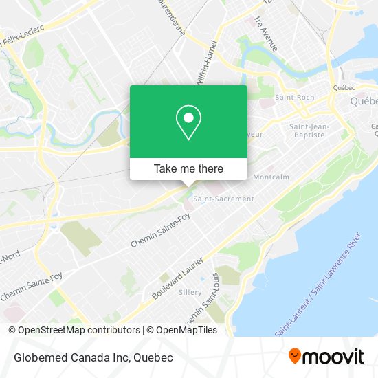 Globemed Canada Inc map