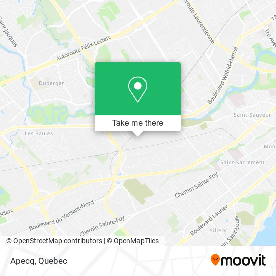 Apecq map