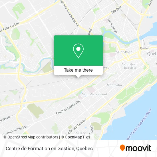 Centre de Formation en Gestion map