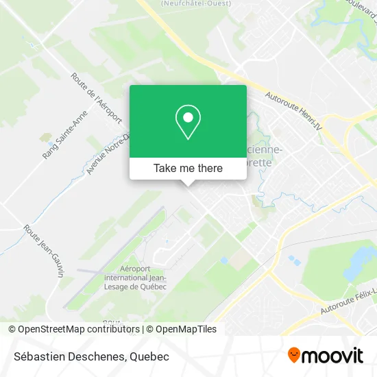 Sébastien Deschenes map