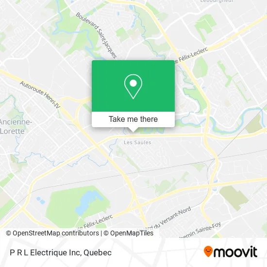 P R L Electrique Inc map
