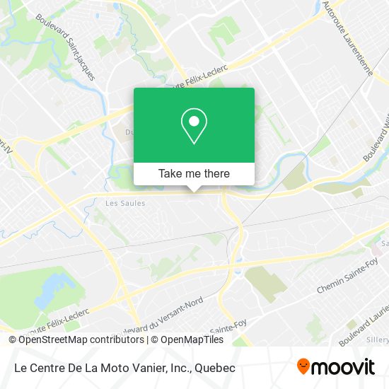 Le Centre De La Moto Vanier, Inc. map