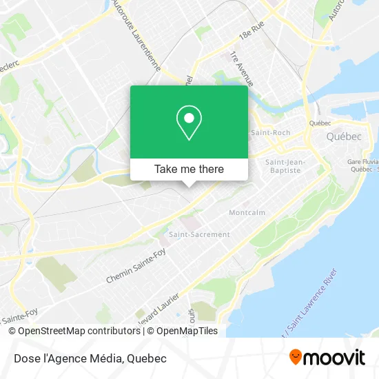 Dose l'Agence Média map