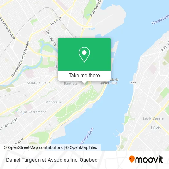Daniel Turgeon et Associes Inc map