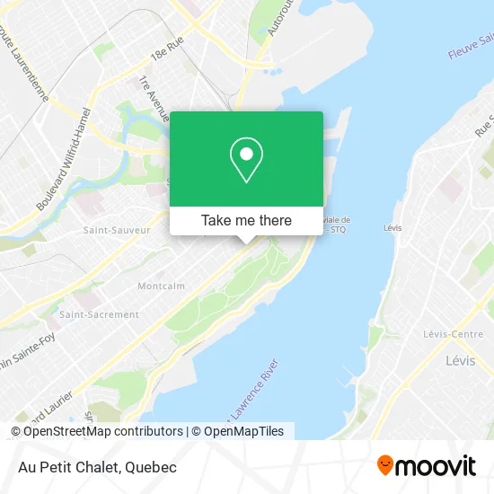 Au Petit Chalet map