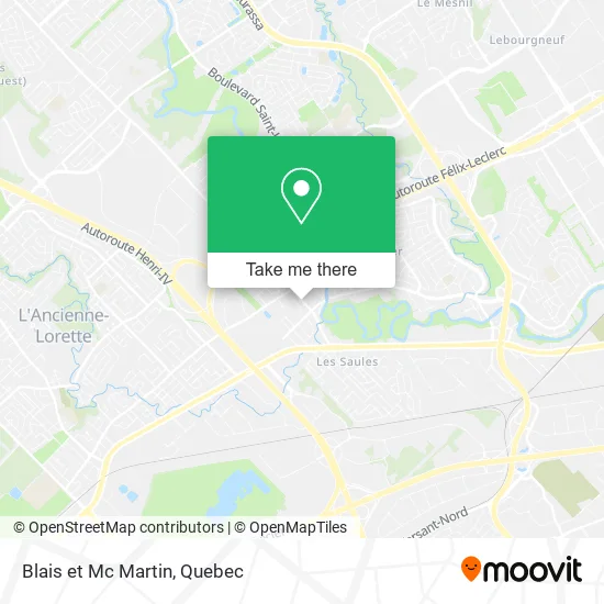 Blais et Mc Martin map