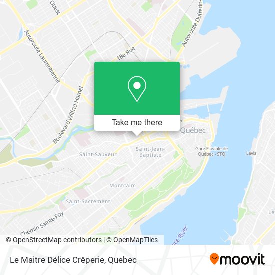 Le Maitre Délice Crêperie map