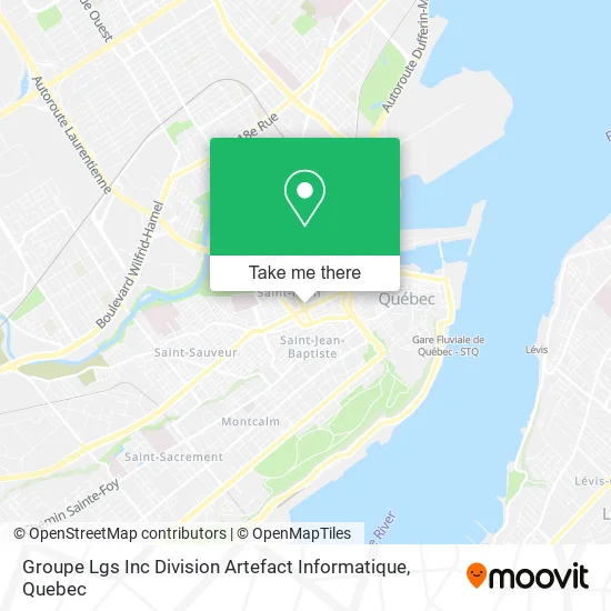 Groupe Lgs Inc Division Artefact Informatique map
