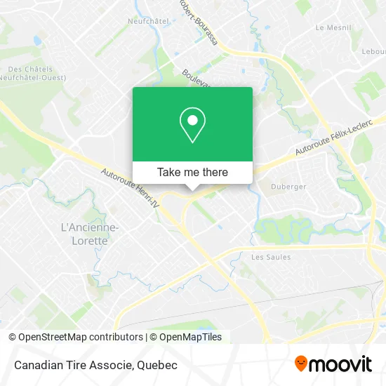 Canadian Tire Associe map