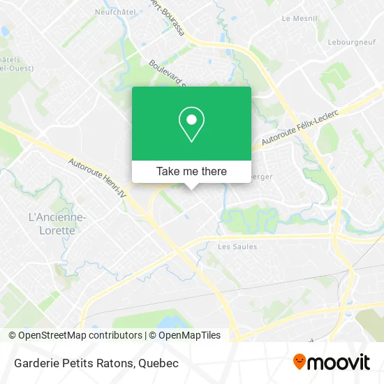 Garderie Petits Ratons map