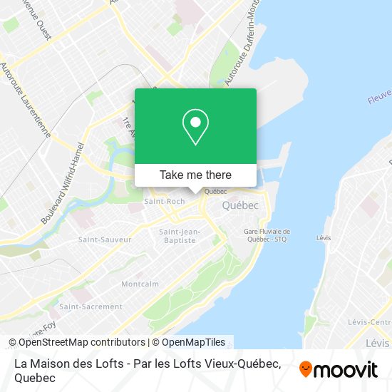 La Maison des Lofts - Par les Lofts Vieux-Québec map