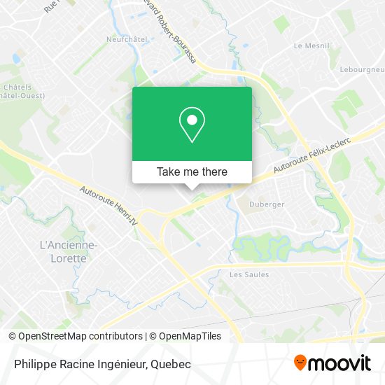 Philippe Racine Ingénieur map