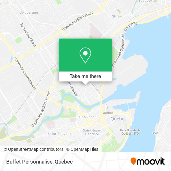 Buffet Personnalise map