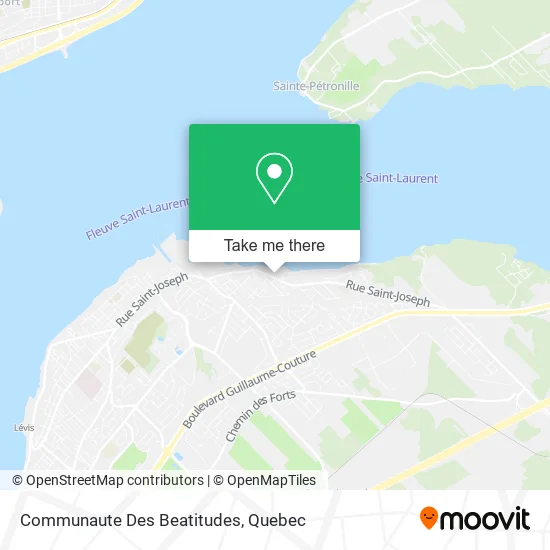 Communaute Des Beatitudes map