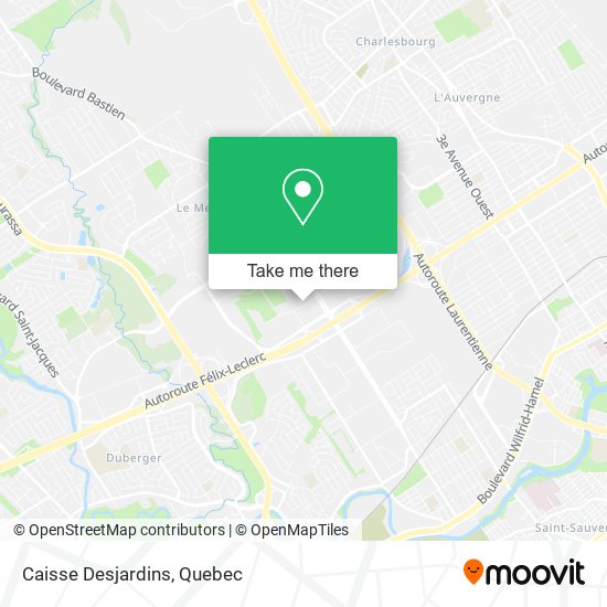 Caisse Desjardins map