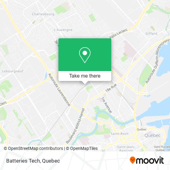 Batteries Tech map