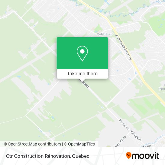 Ctr Construction Rénovation map