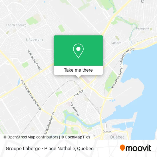 Groupe Laberge - Place Nathalie map