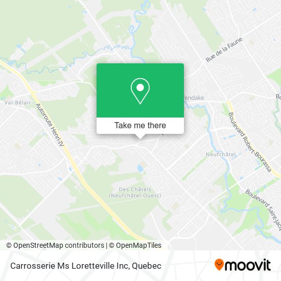 Carrosserie Ms Loretteville Inc map