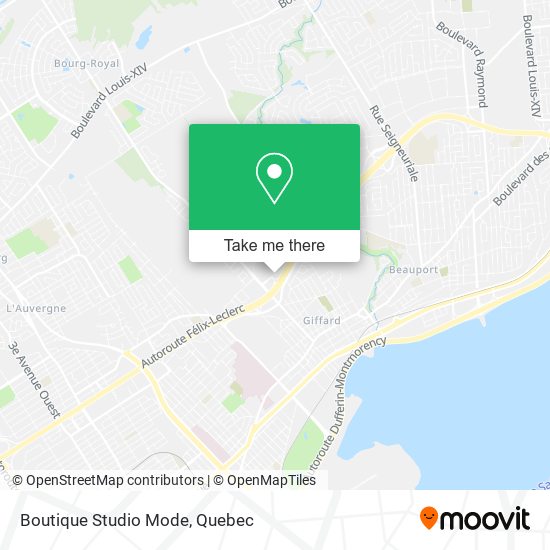 Boutique Studio Mode map