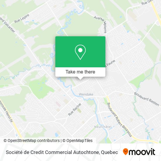 Société de Credit Commercial Autochtone map