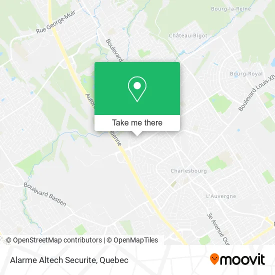 Alarme Altech Securite map