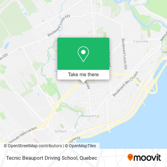 Tecnic Beauport Driving School map