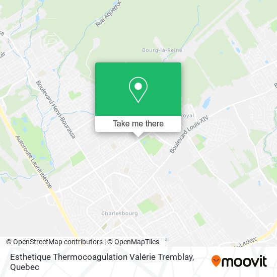 Esthetique Thermocoagulation Valérie Tremblay map