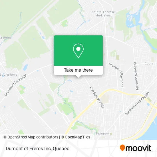 Dumont et Frères Inc map