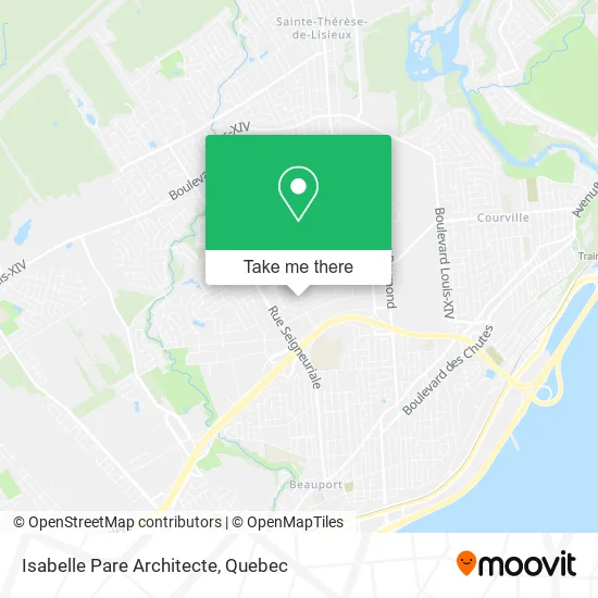 Isabelle Pare Architecte map
