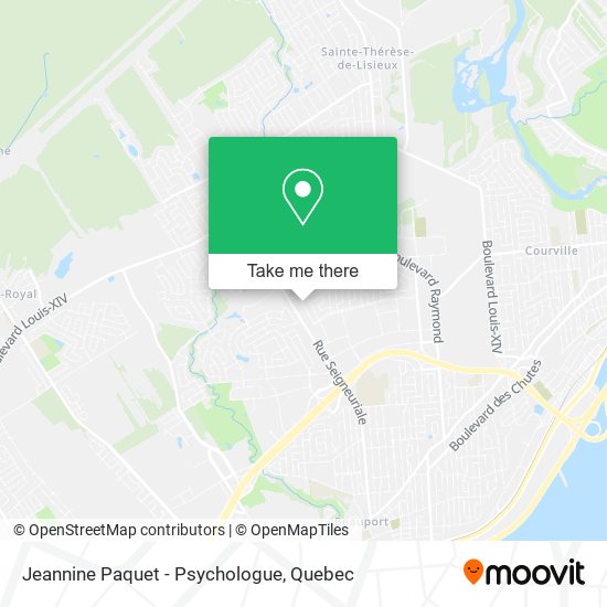 Jeannine Paquet - Psychologue map