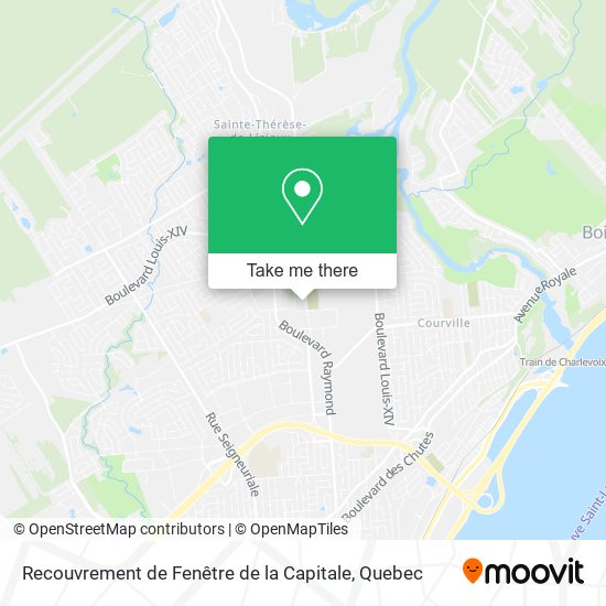 Recouvrement de Fenêtre de la Capitale map