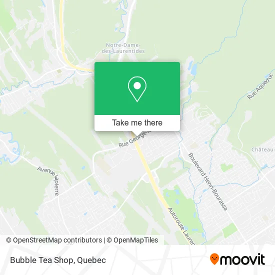 Bubble Tea Shop map