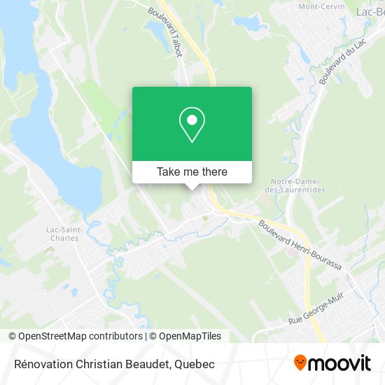 Rénovation Christian Beaudet map