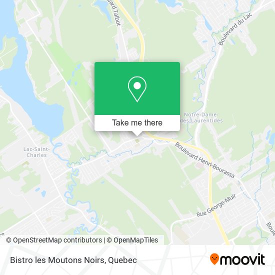 Bistro les Moutons Noirs map