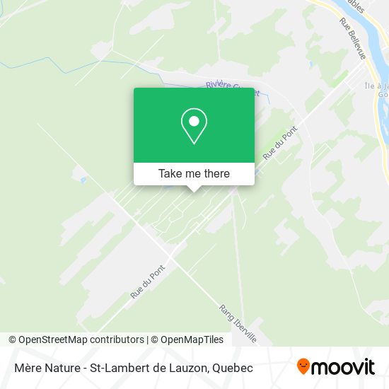 Mère Nature - St-Lambert de Lauzon map