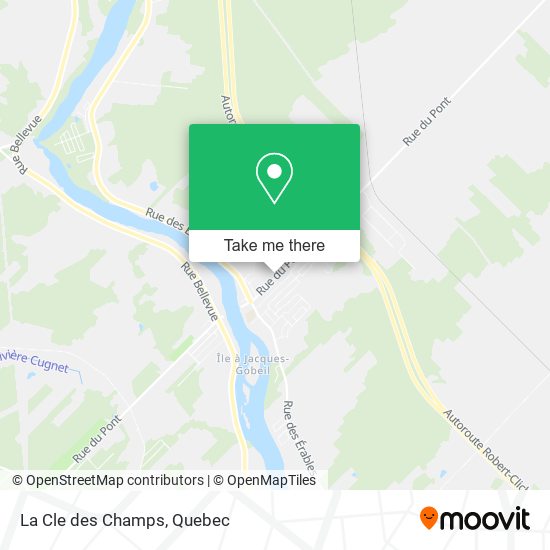 La Cle des Champs map