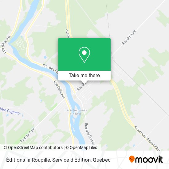 Éditions la Roupille, Service d'Édition map