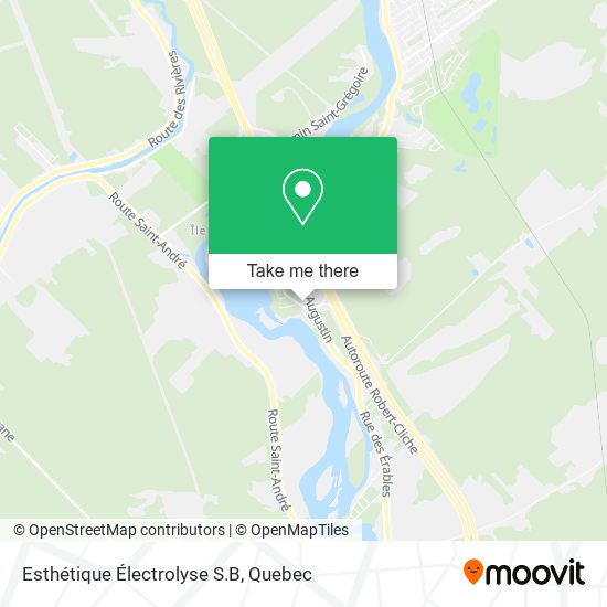 Esthétique Électrolyse S.B map