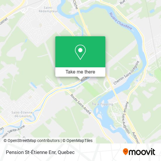 Pension St-Étienne Enr map